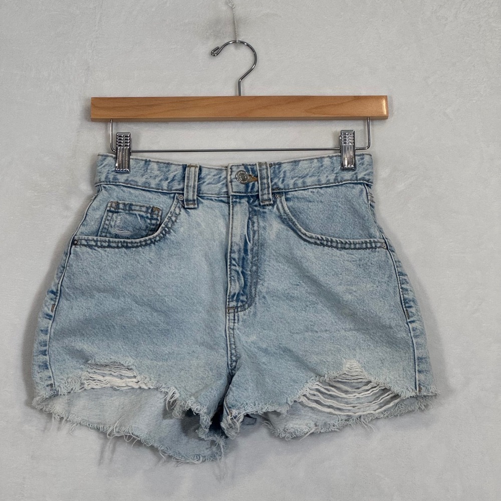 Cotton On Light Wash Denim Shorts Size 2